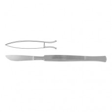 Dissecting Knife / Opreating Knife With Metal Handle Stainless Steel, 17 cm - 6 3/4" Blade Size 50 mm